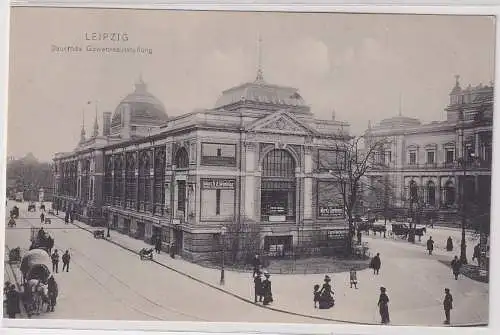 99301 Ak Leipzig - Blick auf die dauernde Gewerbeausstellung um 1910