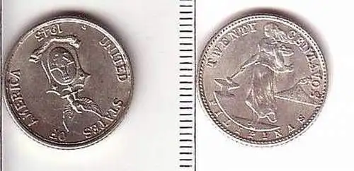 20 Centavos Silber Münze Philipinen 1945