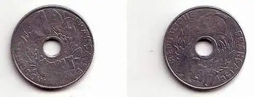 alte 1 Cent Kupfer Münze französisch Indochina 1941