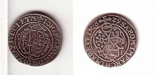 1/24 Taler Silber Münze Sachsen 1629 HI