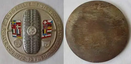 seltene DDR Medaille 12. Pneumant Europa Rallye Meisterschaft 1972 (145613)