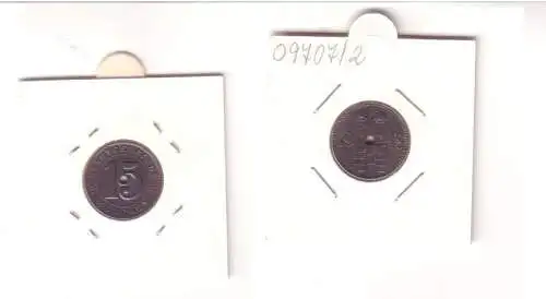 15 Pfennig Zink Münze Notgeld Stadt München 1918