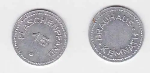 Flaschenpfand Biermarke Aluminium 15 Brauhaus Kemnath (118635)