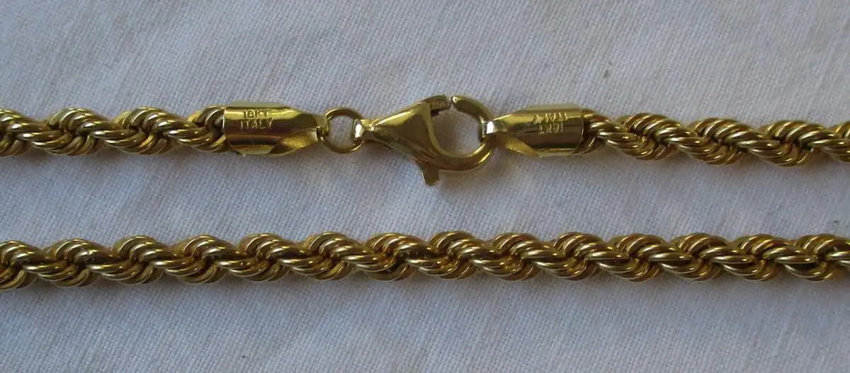 hochwertige italienische 18 Karat 750er Gold Halskette (127695) 1