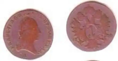 1 Kreuzer Kupfer Münze Österreich 1800 A