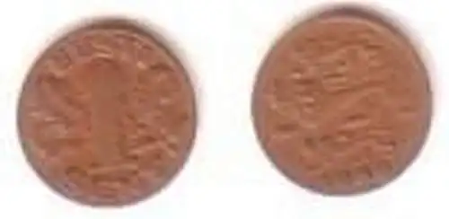 1 Sent Kupfer Münze Estland 1929