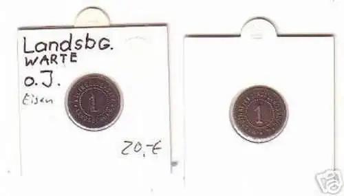 seltene Münze Notgeld 1 Pf. Landsberg Warte um 1920