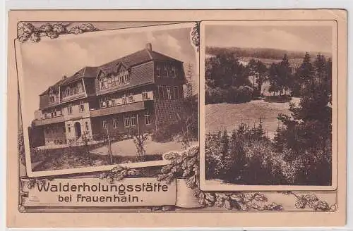 907796 Feldpost AK Walderholungsstätte bei Frauenhain 1915