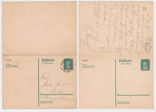 97213 DR Ganzsachen Postkarte P177 Gotha gestempelt Brocken 4. August 1929