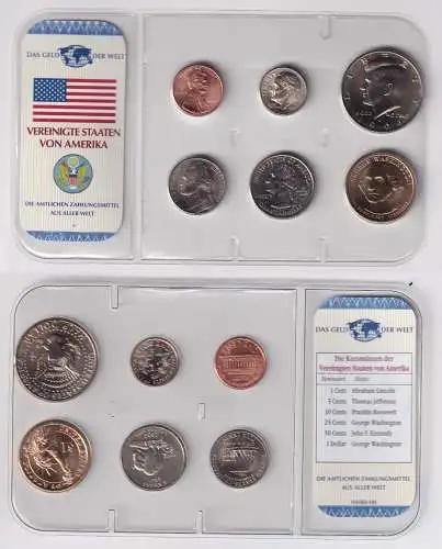 Kursmünzsatz Geld der Welt KMS 6 Münzen Vereinigte Staaten von Amerika (170358)