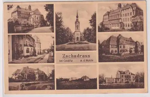 03003 Mehrbild Ak Zschadrass bei Colditz 1913