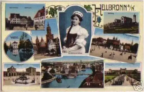 13605 Mehrbild Ak Heilbronn am Neckar um 1920