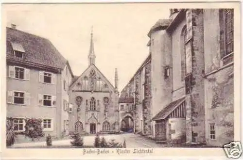 24569 Ak Baden Baden Kloster Lichtenthal 1927