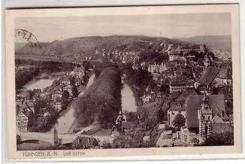 43849 Ak Tübingen am Neckar von Osten 1917