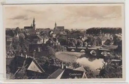 49135 Ak Crailsheim Totalansicht 1936
