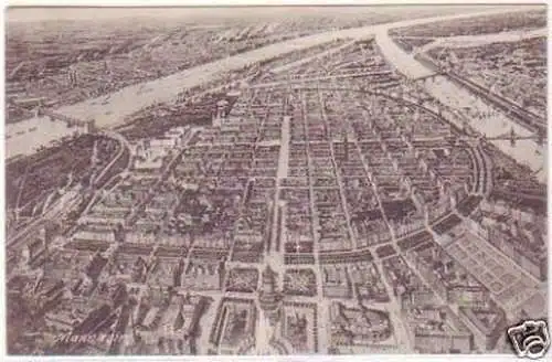 28595 Ak Mannheim Totalansicht 1910