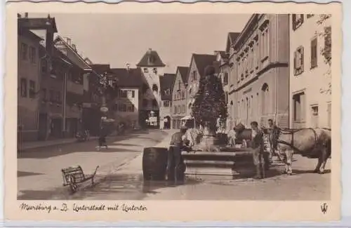 87365 Ak Meersburg a.B. Unterstadt mit Untertor 1935