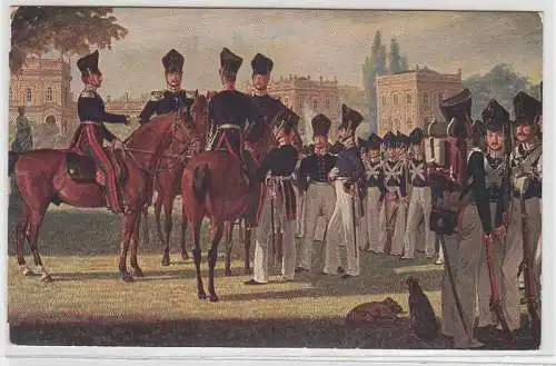 70738 Ak Kurh. Leibgarde Regiment 1839 Karlsaue bei Cassel um 1910