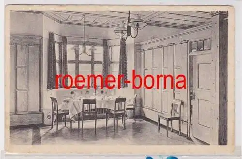 86220 Ak Albhotel Traifelberg, Bahnstation Lichtenstein - Innenansicht 1915