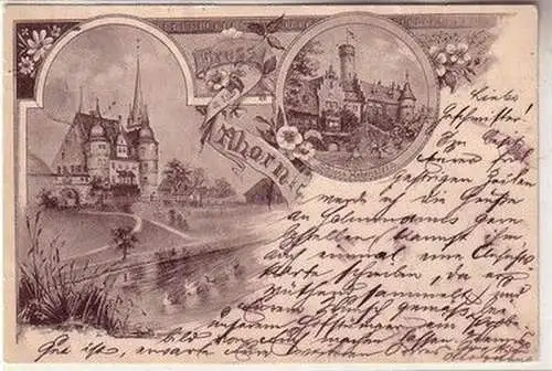 27588 Mehrbild Ak Gruß aus Ahorn Schloß Hohenstein 1898