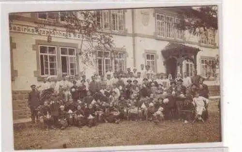 44003 Foto Ak Bezirkskrankenhaus Waiblingen um 1915