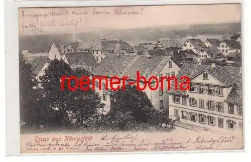 74813 Ak Gruss aus Königsfeld 1904