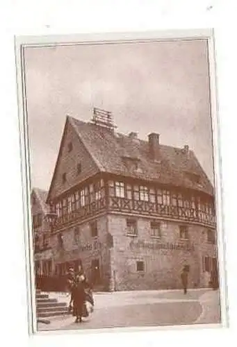 40418 Ak Kronach Gasthaus zum scharfen Eck um 1930