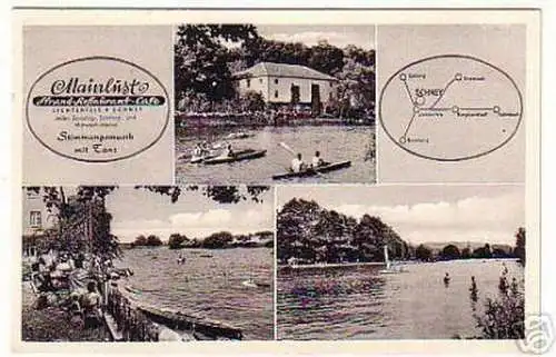 04494 Ak Lichtenfels Schney Restaurant Mainlust 1960