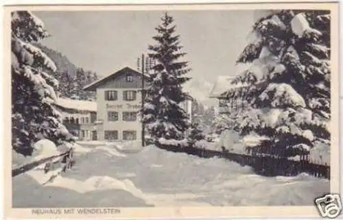 24430 Feldpost Ak Postamt Neuhaus mit Wendelstein 1944