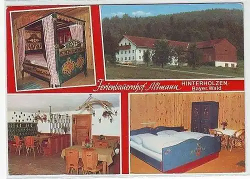 25306 Ak Hinterholzen Bayerischer Wald Ferienbauernhof Altmann 1973