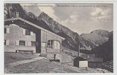 42457 Ak Gerstruben Gasthaus zur Höfatspitze um 1910
