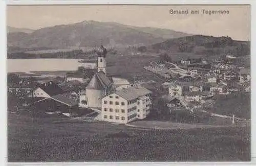46914 Ak Gmund am Tergernsee Totalansicht 1916