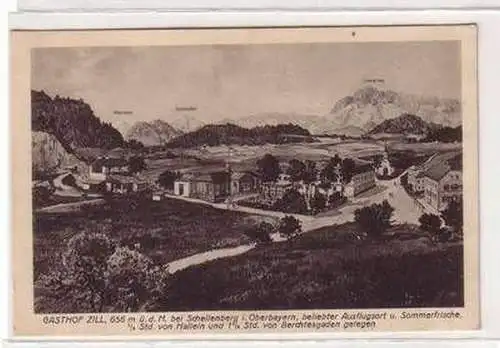51173 Ak Gasthof Zill bei Schellenberg in Oberbayerm um 1930