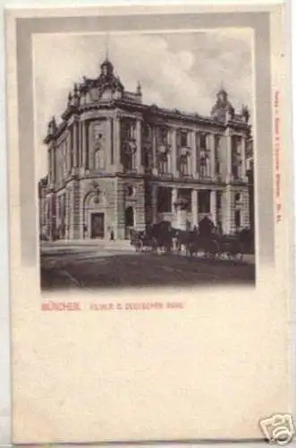 14227 Ak München Filiale der deutschen Bank um 1900