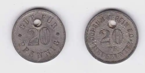 20 Pfennig Zink Wertmarke Consumverein E.G. Meuselwitz (132346)