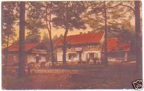 26022 Ak Bayr. Wald Forsthaus auf dem Hohen Bogen 1921