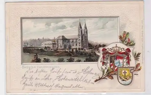 87937 Präge Passe Partout Ak Basilika Vierzehnheiligen 1901