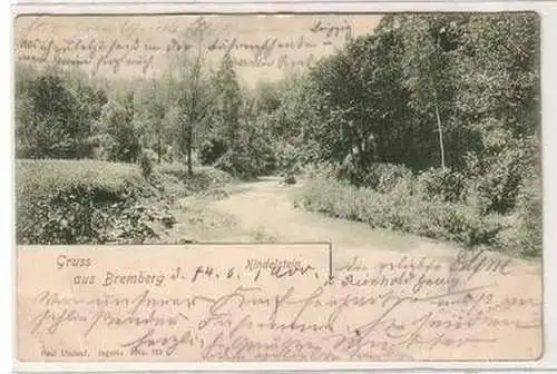 56382 Ak Gruß aus Bremberg Kindelstein 1900