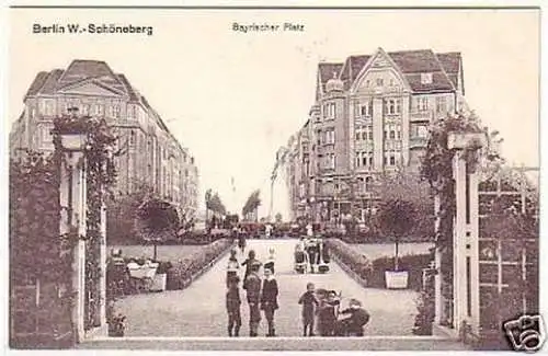 23739 Ak Berlin Schöneberg Bayrischer Platz um 1925