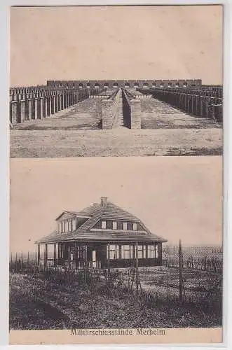 95732 Mehrbild Ak Militärschiesstände Merheim 1915