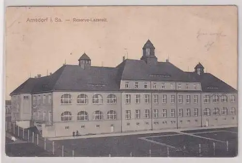 904495 Feldpost Ak Arnsdorf i.Sa. Reserve-Lazarett 1915