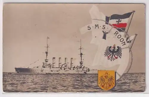 48946 Ak Kriegsschiff S.M.S. Roon 1909