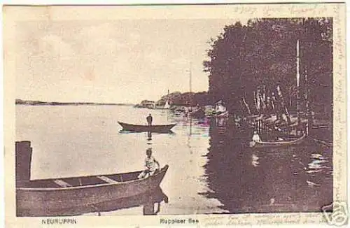 04242 Ak Neuruppin Ruppiner See 1919
