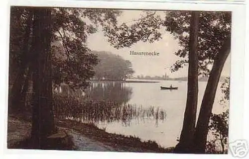 07574 Ak See "Husarenecke" bei Berlin um 1920