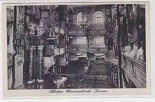 15738 Ak Potsdam Inneres der Garnisonkirche 1933