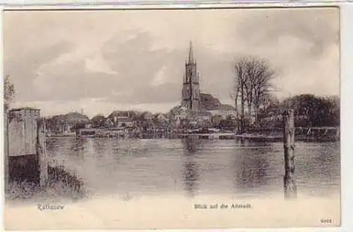 30006 Ak Rathenow Blick auf die Alktstadt um 1904
