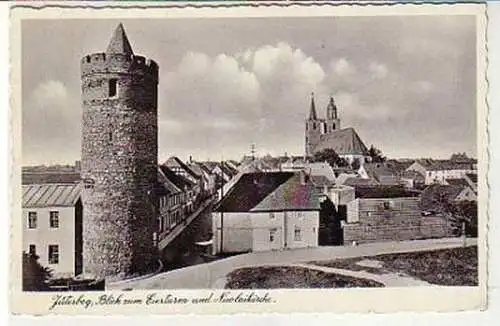 36452 Feldpost Ak Jüterbog Blick zum Eierturm 1940