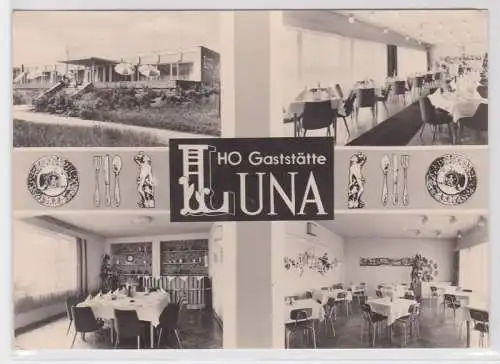 89992 Ak Lübbenau Neustadt HO Gaststätte 'Luna' Strasse der Einheit 1966