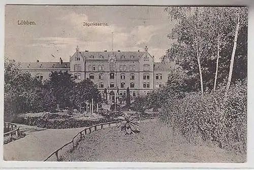 66360 Feldpost Ak Lübben Jägerkaserne 1915