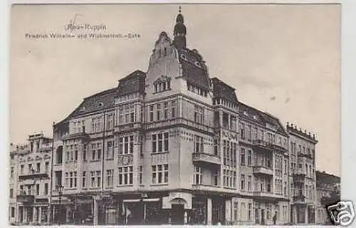33883 Ak Neuruppin Friedrich Wilhelm Strasse um 1910